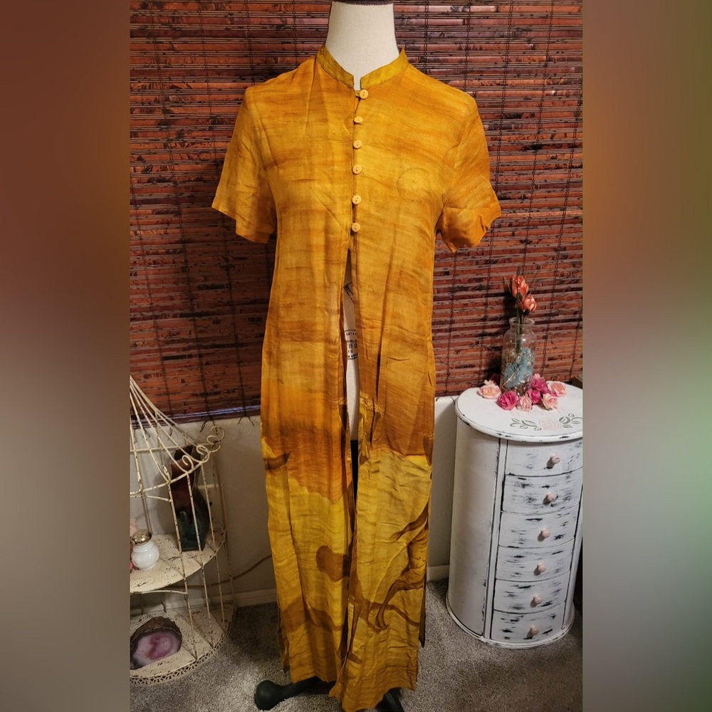 Elegant Yellow Women's Swim Coverup